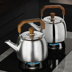 316 Stainless Steel Whistling Water Kettle for Stove Top, Large Capacity Tea Kettle with Handle, Hot Water Fast to Boil Tea Pot, Classic Kitchen Stovetop Kettle(7L/7.4 Quarts, Matte) - Image 2