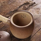 Tea Pots For Loose Tea Chinese Style Ceramic Tea Maker With Side Handle For Making Tea Retro Large Mouth Carbon Stove For Making Tea Tea Infuser Pot - Image 3