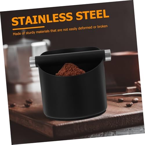 Stainless Steel Coffee Knock Bin for Espresso Grounds Dump Box - Image 5