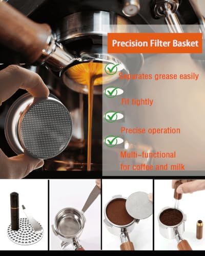 51mm Bottomless Portafilter, 3-Ear Stainless Steel Coffee Naked Portafilter, Compatible with DeLonghi Dedica EC680/EC685/EC885, SMEG ECF01/02, SEVERIN KA5995. - Image 4