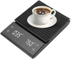 Coffee Scale Digital Rechargable Coffee Scale with Timer LED Screen Espresso USB 3kg Max.Weighing 0.1g by Unknown