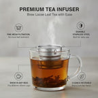 Stainless Steel Tea Infuser for Loose Leaf - Fine Mesh Strainer Fits Mugs & Cups (1.5-1.77 Inch Diameter) - Image 5
