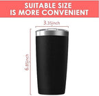 12Pack 20oz Tumbler Vacuum Insulated Travel Mug with Lids, Stainless Steel Double Wall Bulk Cup for Home, Office, Outdoor Suitable for Vehicle Cup Holders （Assorted Colors） - Image 3