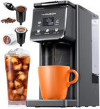 K Cup Coffee Maker, Single Serve Hot & Iced for K-Cup & Grounds by TWOMEOW
