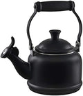 Le Creuset Enamel On Steel Demi Tea Kettle, 1.25 qt., Licorice/Black Knob by Unknown