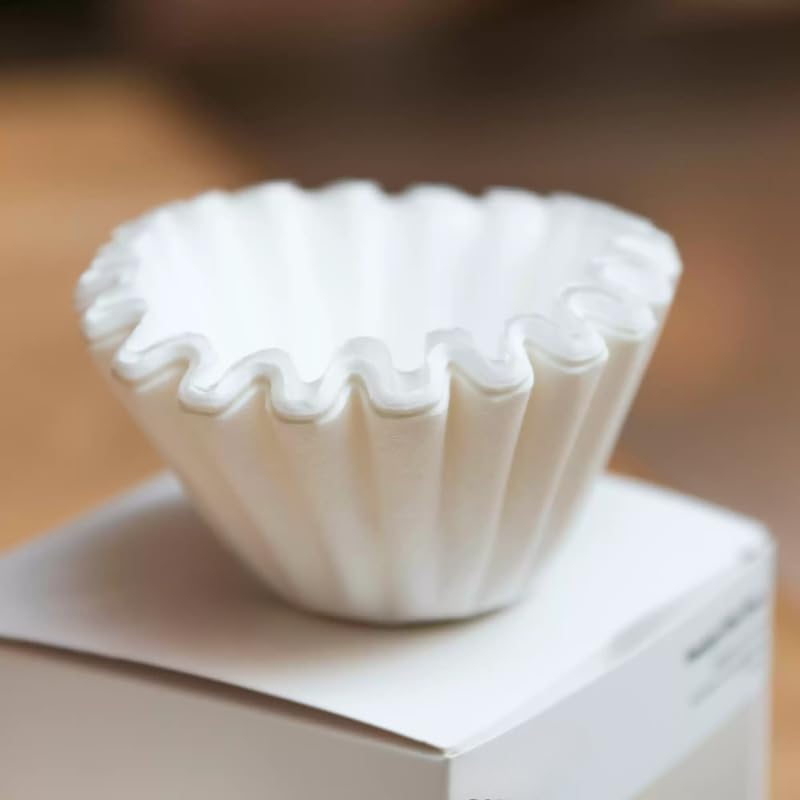 5pcs For xBloom Pour Over Coffee 155 Cake Corrugated Filter Paper Fold Flat Filter Cup Paper 50 Sheets Per Box - Image 2