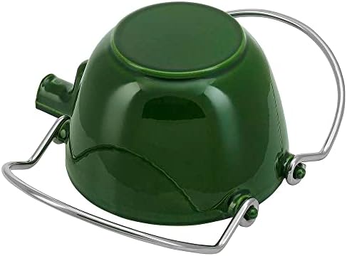 Staub Cast Iron 1-qt Round Tea Kettle - Basil, Made in France - Image 4