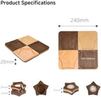 Modular Espresso Tamping Station, 4-in-1 Solid Wood Coffee Organizer, Tamping Station 51~54mm for Tamper & Portafilter, Espresso Tamp Stand for Home Barista - Image 2