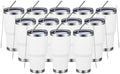 MEWAY 30oz Insulated Tumbler With Lids and Straws,Stainless Steel Double Vacuum Coffee Tumbler Cup, Brush, Durable Powder Coated Coffee Cup for Cold & Hot Drinks, Office, Travel(White,12 PACK) by MEWAY