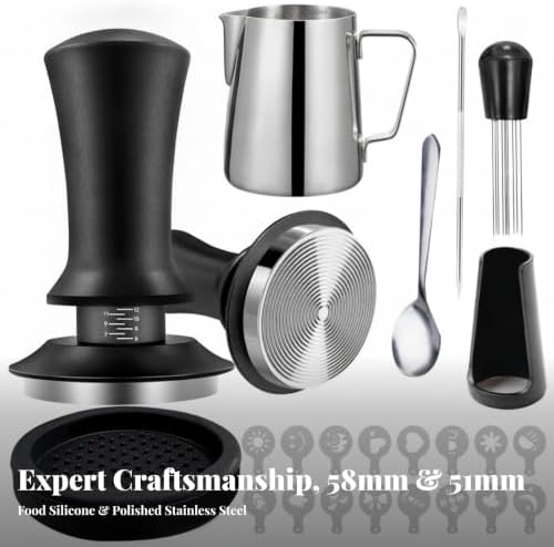 Latte Art Set with Stencils, 51MM 22-Piece SET - Image 2