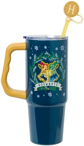 Silver Buffalo Harry Potter Hogwarts Crest Stainless Steel Tumbler, 30oz - Image 3