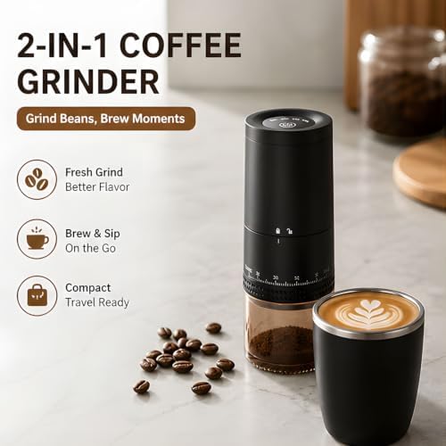 Portable Electric Burr Coffee Grinder - Image 7