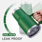 30 oz Stainless Steel Tumblers Bulk with Handle and Lid, 4 Pack - Image 3