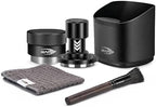 IKAPE Espresso Impact Tamper & Gravity Distributor Set 53.3mm – Complete Barista Kit with Knock Box, Cleaning Brush & Towel – Professional Coffee Accessories for Home Espresso by IKAPE