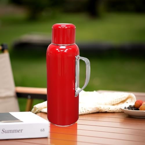 FixtureDisplays High-End Heirloom with Built-in Thermometer& Lid/Cup,Patented Switch,Tipple Coated Stainless Steel Vacuum Insulated Bottle - Keeps Beverages Hot or Cold for 24Hour,20 Oz 22102NEW-NPF - Image 4