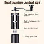 Manual Coffee Grinder,Burr Coffee Bean Grinder with External Adjustable Grind Setting & 5/7 Star Stainless Steel Conical Burr for Pour Over Espresso - Image 3