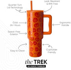 Simple Modern Halloween Tumbler with Handle | 40oz | Pumpkins - Image 3