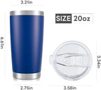 20 oz Tumbler with Lid Stainless Steel Insulated Tumblers Bulk Cups Mug - Image 7