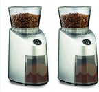 Capresso 560.04 Infinity Conical Burr Grinder, Brushed Silver (Pack of 2) by Capresso