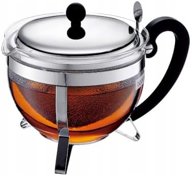 Bodum 1921-16-6 Chambord Tea Pot, 44 oz, Chrome - Image 2
