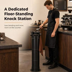 Large Espresso Knock Box for Coffee Grounds with 25 Garbage Bags and Towel - Image 2