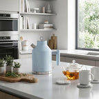 ASCOT Electric Kettle, 1.5L Stainless Steel Interior, 1500W, Light Blue - Image 6