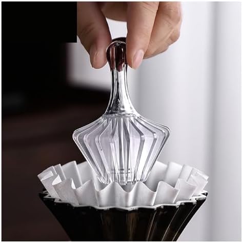For Pour Over Coffee Heat Resistant Accessory Fit Cone Shape Filters,Paper Filter Press Tool(Transparent) - Image 3