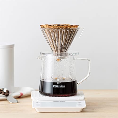 Coffee Filters Coffee Dripper Pour Over Maker Brew Filter Cup Hand Drip Reusable - Image 4