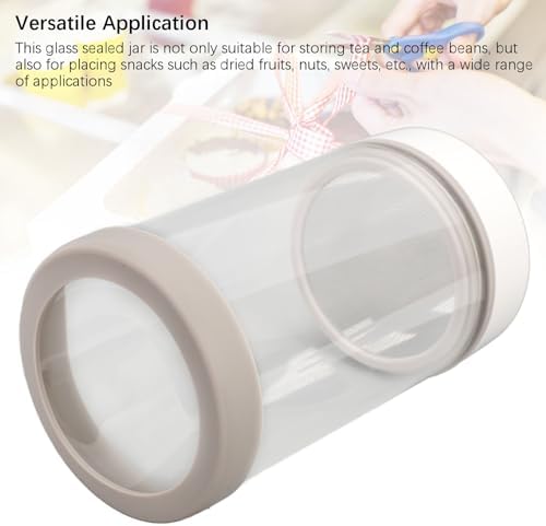 Ejoyous Electric Vacuum Canister, Sealed Glass Jar for Tea Coffee Beans Nuts Storage, with Built in 500mAh Battery, for Home Kitchen (950ml) - Image 4