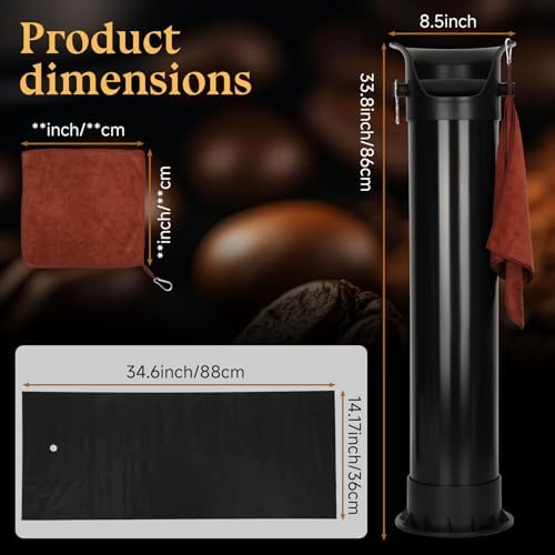 Espresso Coffee Knock Box, Bring 30 Dedicated Garbage Bags and Towels - Image 2
