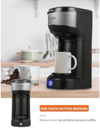 Commercial CHEF Single Serve Coffee Maker, 13-Ounce Water Tank, CHCM1B - Image 4