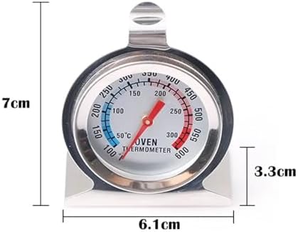 Stainless Steel Barbecue Thermometer for Home Cooking Oven Cookware Mini 50~300℃/100℉~600℉ - Image 5