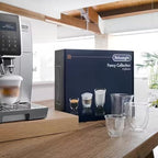 DeLonghi Coffee Connoisseur Glasses (set of 6): 2 Espresso, 2 Cappuccino, 2 Latte Macchiato - Image 6