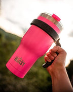 40 oz tumbler - Vacuum Insulated Tumbler with Straw - Leak Proof Stainless Steel Travel Mug - Double Wall Iced Coffee Cup - Reusable Water Bottle - Gifts for Mom, Women and Men (Cupcake Pink) - Image 3