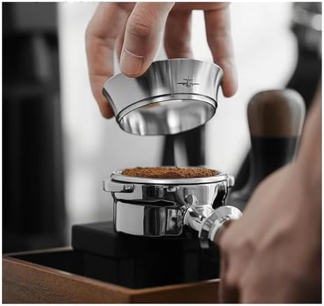 MHW-3BOMBER Espresso Coffee Dosing Funnel Compatible 51/53/54/58mm Portafilter Stainless Steel Coffee Dosing Ring Barista Tools(1pcs 53 or 54mm) - Image 5