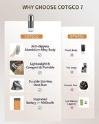 Portable Electric Coffee Grinder, Small and Quiet USB Rechargeable Espresso Grinder with Stainless Steel Blade, for Home, Camping, Car Travel Outdoor Use - Image 7