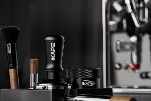 IKAPE 8-IN-1 51MM Espresso Tool Set, Coffee Tamper & Distributor Kit with Magnetic Funnel, Puck Screen, Tamper Station, WDT Tool, Cleaning Brush & Towel for Home Barista - Image 2