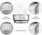 Stainless Steel Tea Infuser for Loose Leaf - Fine Mesh Strainer Fits Mugs & Cups (1.5-1.77 Inch Diameter) - Image 6
