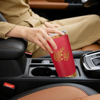 20 oz Tumbler Bulk Stainless Steel Tumblers with Lids and Straws Bright Red - Image 6