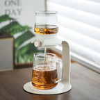 Glass Tea Pot with Infusers for Loose Tea and Drip Coffee Pour Over - Image 4