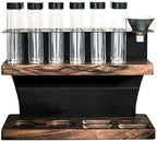 Coffee Bean Cellar Hopper,Coffee Bean Storage Display Rack,with 1-Way Exhaust Valve,Single Bottle 23-25g, for Cafe Kitchen by Unknown
