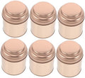 LALAFINA 6pcs Round Tinplate Tea Canisters with Airtight Seal for Loose Leaf Storage Portable Sealed Storage Jars for Coffee Spices and Tea Preservation Tin Containers for Kitchen by LALAFINA