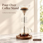 Spiral Pour Over Coffee Maker Set with Stand, 400ml - Image 2