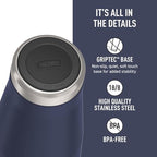 THERMOS ICON SERIES, Stainless Steel Tumbler with Slide Lock, 18 Ounce, Mystic Navy - Image 4