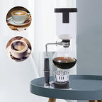 500ml Siphon Coffee Maker, Tabletop Glass Syphon Pot, Vacuum Coffee Brewer With Handles, Syphon Coffee Machine With Large-diameter for Home, Coffee Shops, Offices - Image 4