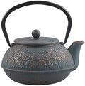 Tea Kettle 20oz/0.6L Teapot Cast Iron Tea Kettle Pot with Infuser Japanese Style Home Teapots(B) by Unknown
