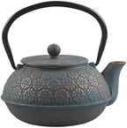 Tea Kettle 20oz/0.6L Teapot Cast Iron Tea Kettle Pot with Infuser Japanese Style Home Teapots(B) by Unknown