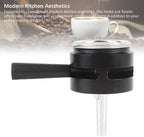 Coffee Pot Replacement Thermostat Aluminum Double Valve 2 Cup Anti Over Extraction Moka Pot Thermostat Accessories (Black) - Image 6