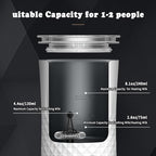Saicefe Electric Milk Frother and Steamer, 4 in 1 Automatic Milk Frother and Milk Warmer, Hot and Cold Milk Foam Maker for Coffee, Latte, Cappuccino Silent Operation (White) - Image 2