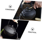 Japanese Iron Teapot Retro Design for Home Use for Tea Great Heat Retention Lightweight Portable for Office and Outdoor Enjoyment - Image 6
